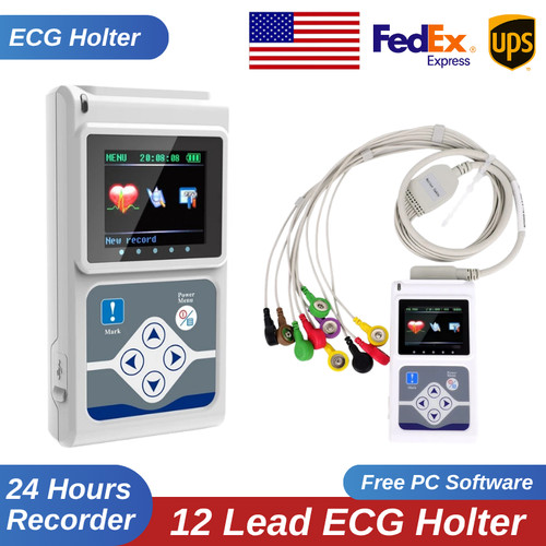 Portable lead dynamic ecg - 12-lead,