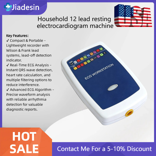 Lead rest ecg machine - 12,